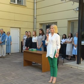 В ГБПОУ КО «Калужский областной колледж культуры и искусств» состоялась торжественная линейка посвящённая 1 сентября.