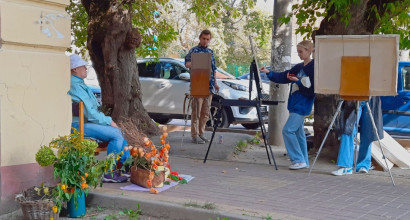 Студенты Калужского областного колледжа культуры и искусств провели учебные пленэры на свежем воздухе