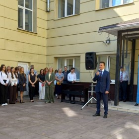 1 сентября в нашем колледже прошла торжественная линейка! 🎉
