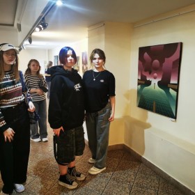 Побывали на выставке! 🎨