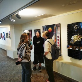 Побывали на выставке! 🎨