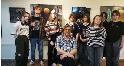 Побывали на выставке! 🎨