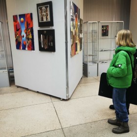 Студенты 1 и 4 курсов отделения Дизайн посетили выставку!