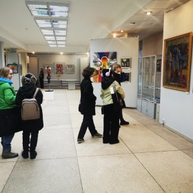 Студенты 1 и 4 курсов отделения Дизайн посетили выставку!