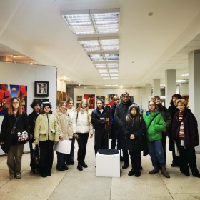 Студенты 1 и 4 курсов отделения Дизайн посетили выставку!