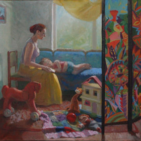 Творческая онлайн-выставка работ студентов специальности "Живопись", посвященная теме семьи!