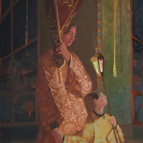 Творческая онлайн-выставка работ студентов специальности "Живопись", посвященная теме семьи!