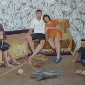 Творческая онлайн-выставка работ студентов специальности "Живопись", посвященная теме семьи!