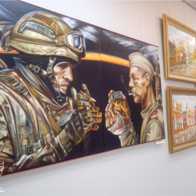 Наши студенты специальности ФВТ  посетили выставку калужских художников!