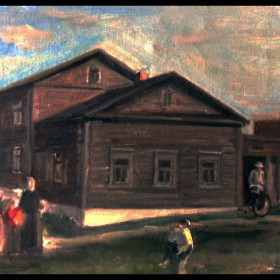 Старая Калуга Домик , где проживал Циолковский Пичугин Михаил Пр. Духанова Т. А.