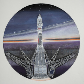 Дипломная серия "Невесомость" выпускницы колледжа культуры и МГАХИ им. Сурикова Гребенниковой Виктории