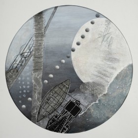 Дипломная серия "Невесомость" выпускницы колледжа культуры и МГАХИ им. Сурикова Гребенниковой Виктории