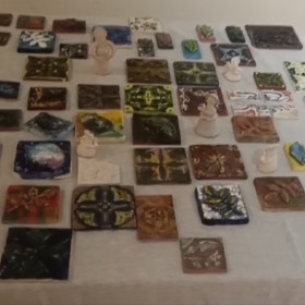 Преподаватель Гуслякова Г.А. Коллективная работа "Солнечные плитки"