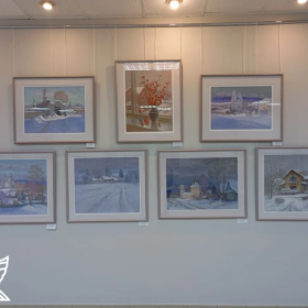 Студенты 1–3‑х курсов отделения дизайна посетили персональную выставку Павла Вольфсона!