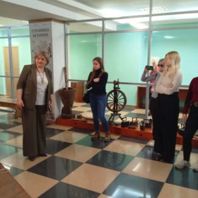 Студенты колледжа на практическом этапе программы «Вектор культуры»