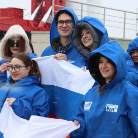 Студенческий космофлешмоб у Музея космонавтики! 🚀