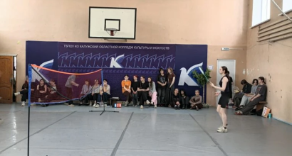 Турнир по бадминтону среди студентов колледжа, посвящённый Дню Победы !