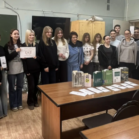 Сегодня к нам в колледж пришли гости из «Белинки» с крутым мероприятием «Экология начинается с тебя»!